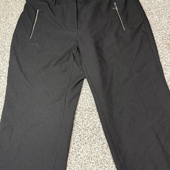 Calvin Klein Women's Plus Size 16 Black Capri Pants Casual - Picture 1 of 6
